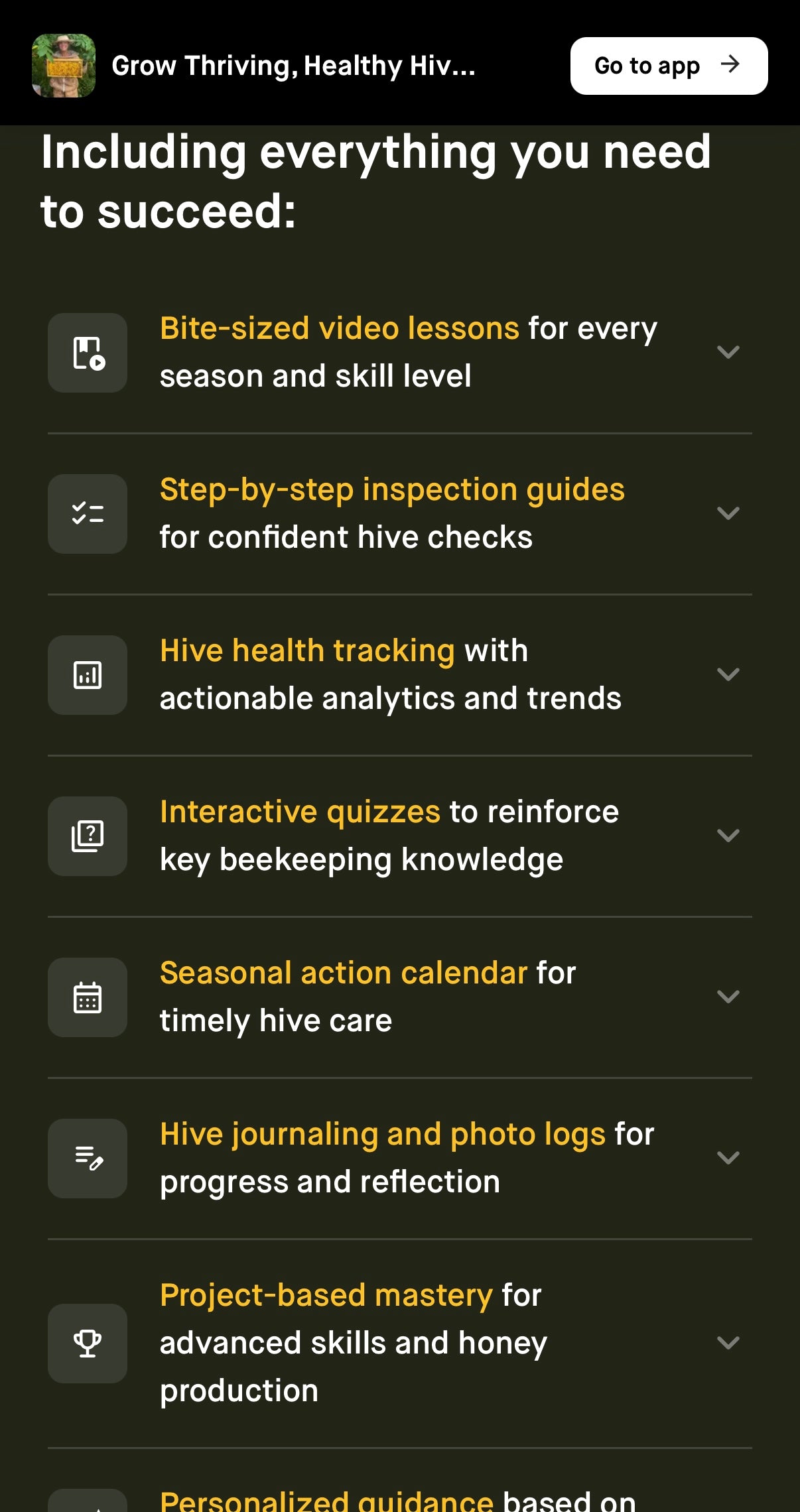 Beekeeper Thrive - Your Beekeeping Mentor in Your Pocket!