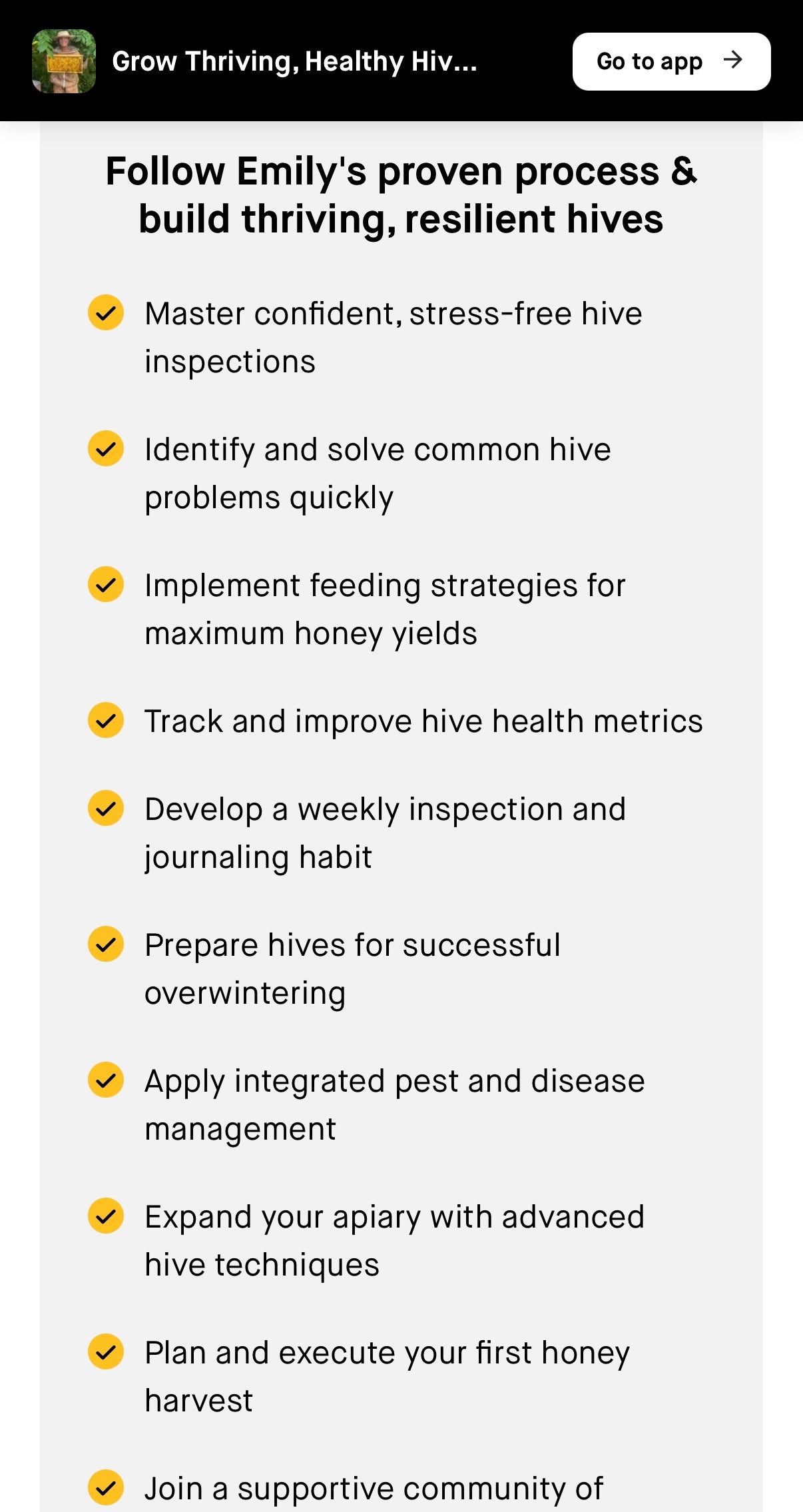 Beekeeper Thrive - Your Beekeeping Mentor in Your Pocket!